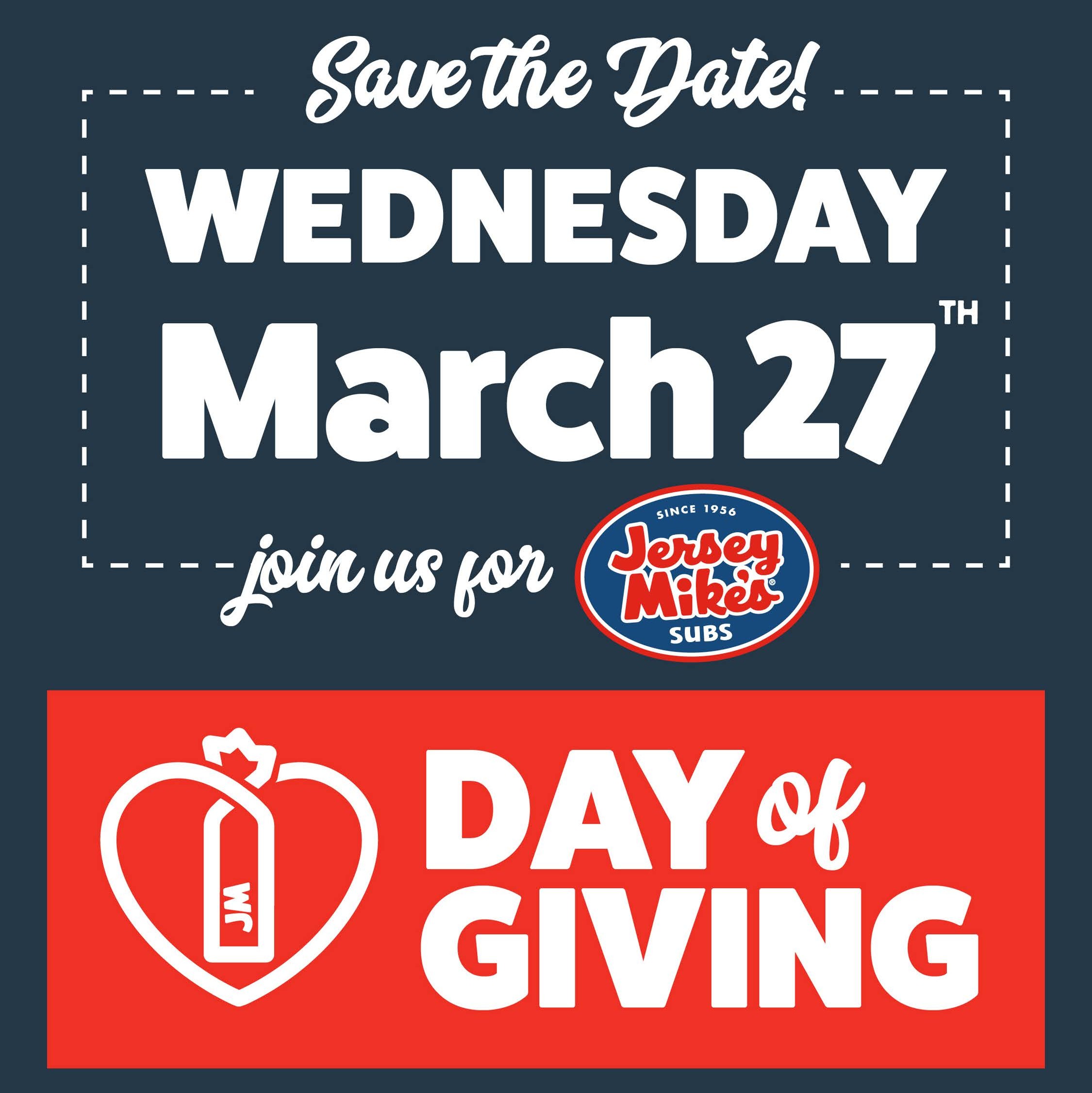 Jersey Mike's Day of Giving 2024 Four Diamonds